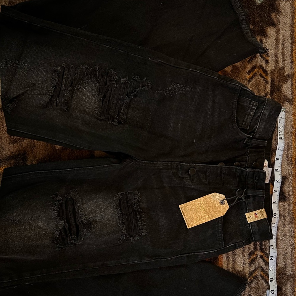 Brand new vibrant trouser distressed jeans